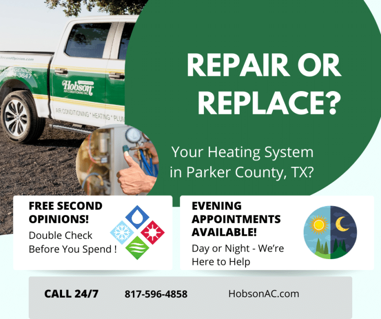 Repair Or Replace Heating Systems In Parker County Tx